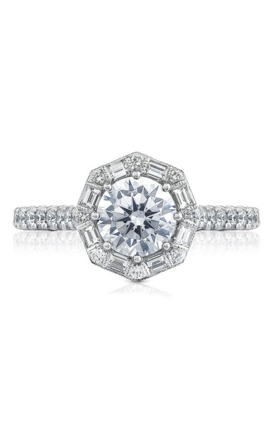 Tacori Petite Crescent Engagement Ring HT2556RD65