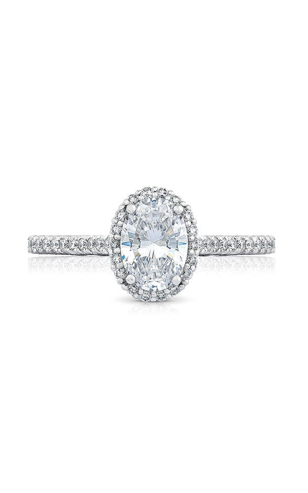 Tacori Petite Crescent Engagement Ring HT254715OV75X55