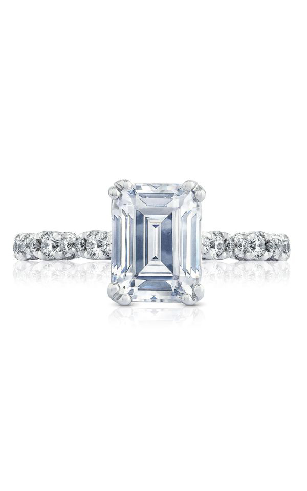 Tacori Petite Crescent Engagement Ring HT2558EC85X65