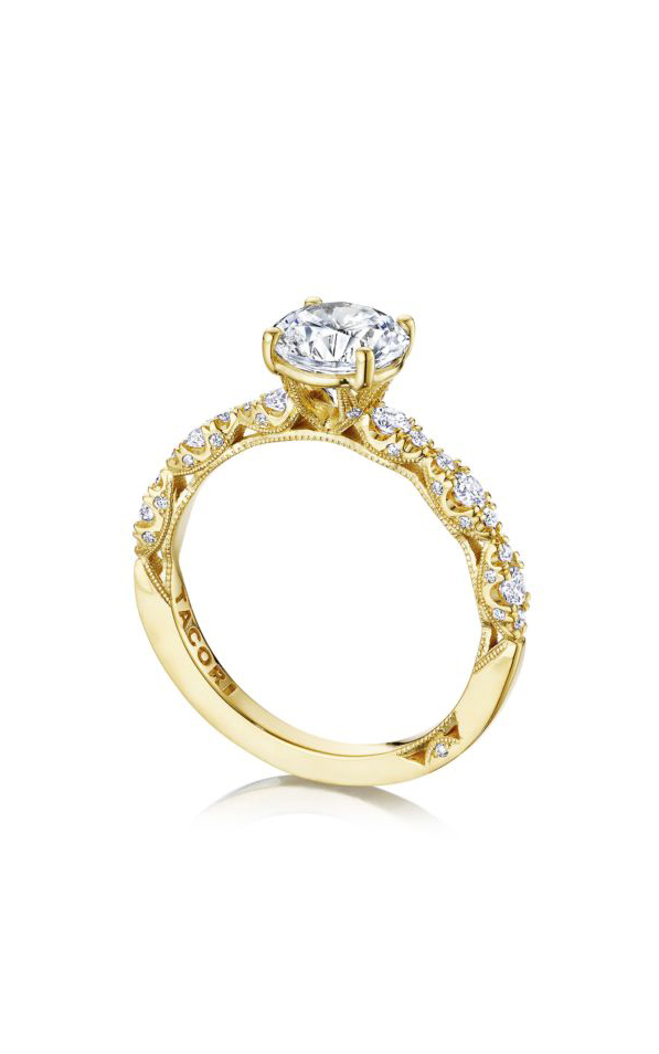 Tacori Petite Crescent Engagement Ring HT2559RD7