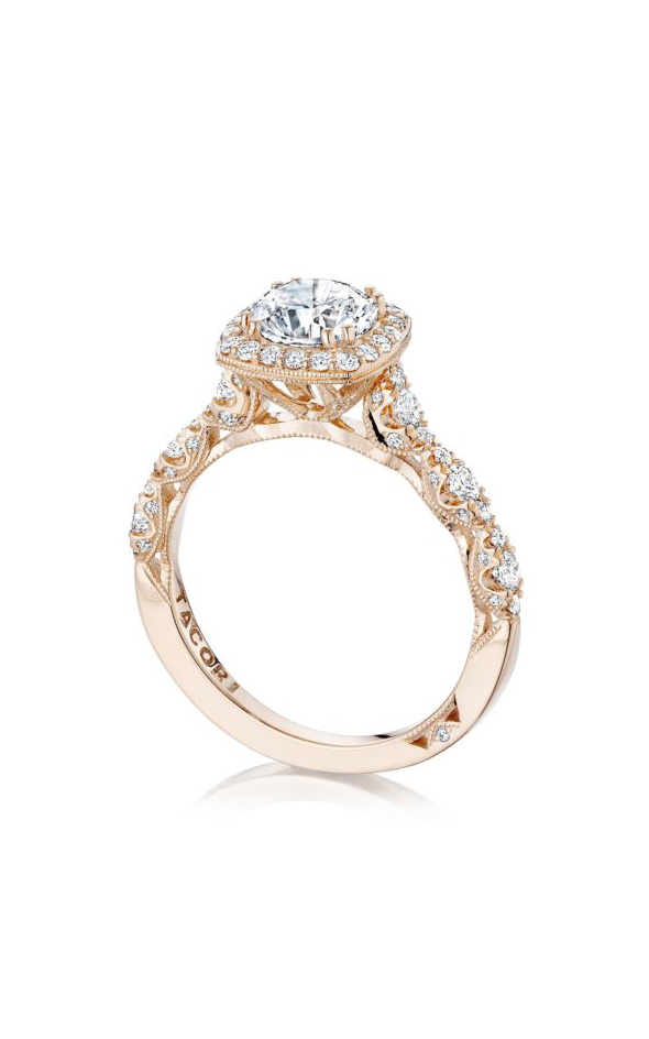 Tacori Petite Crescent Engagement Ring HT2560CU65