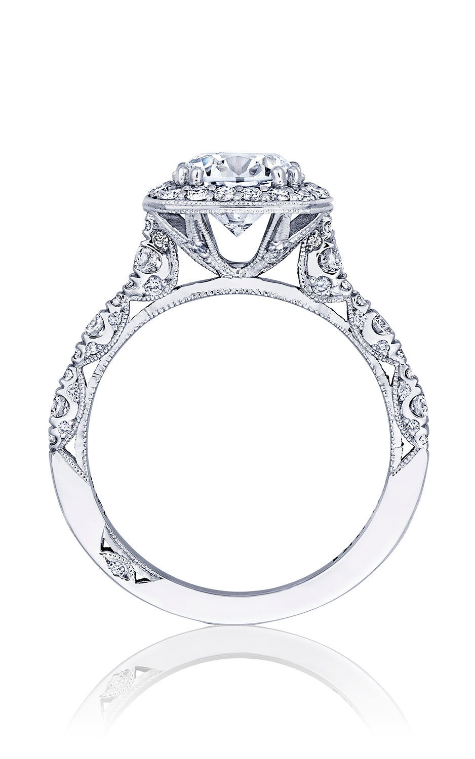 Tacori Petite Crescent Engagement Ring HT2560CU75