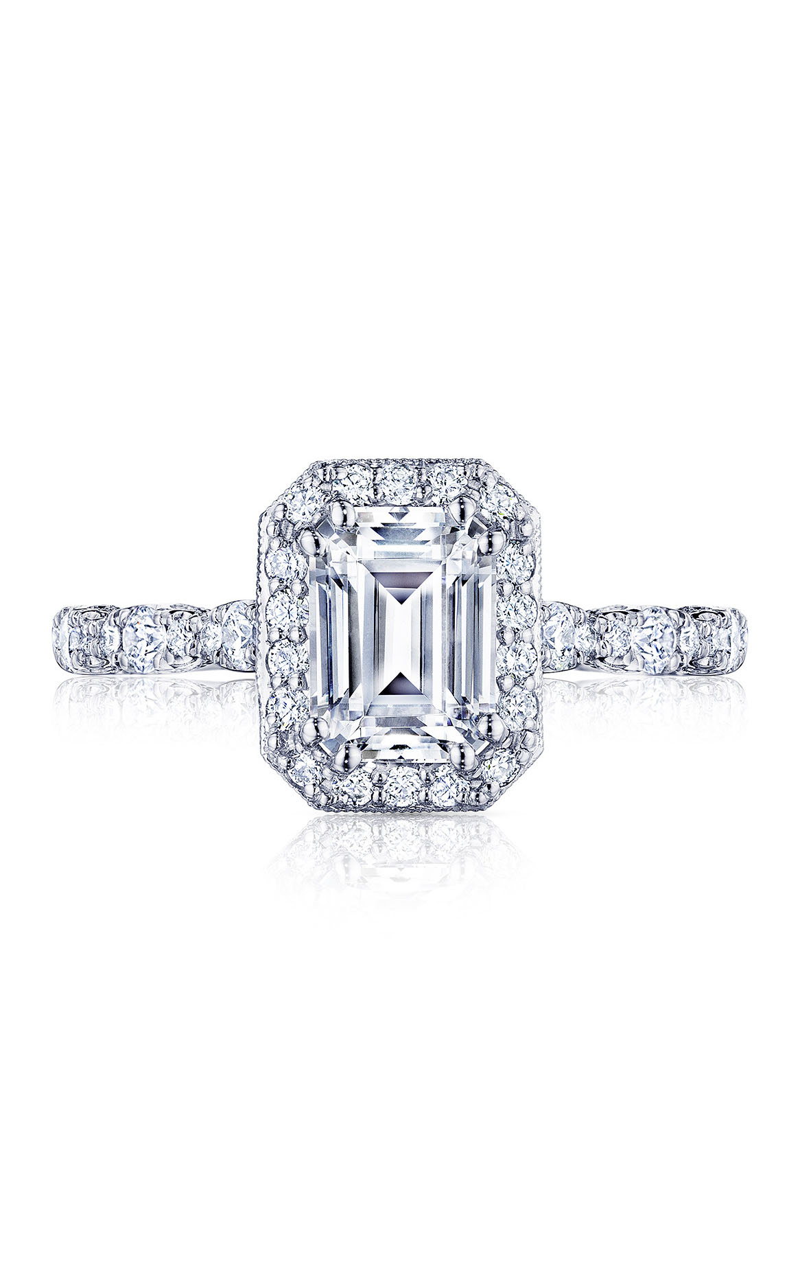 Tacori Petite Crescent Engagement Ring HT2560EC75X55