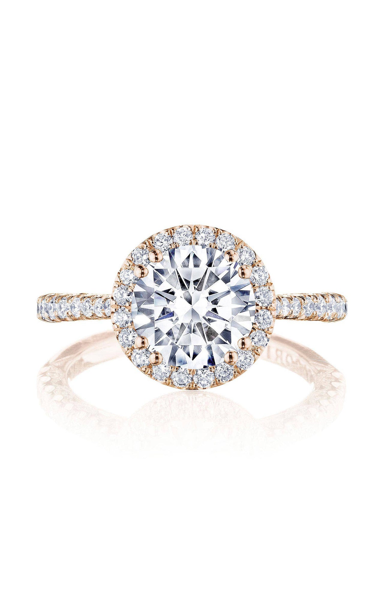 Tacori Petite Crescent Engagement Ring HT2571RD8
