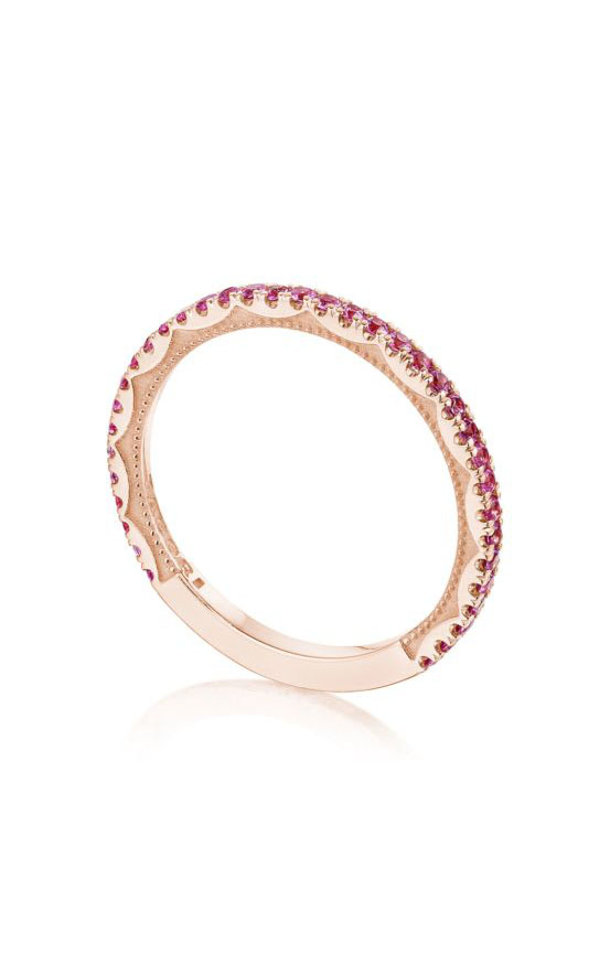 Tacori Sculpted Crescent Wedding Band 266715B34PKSPK