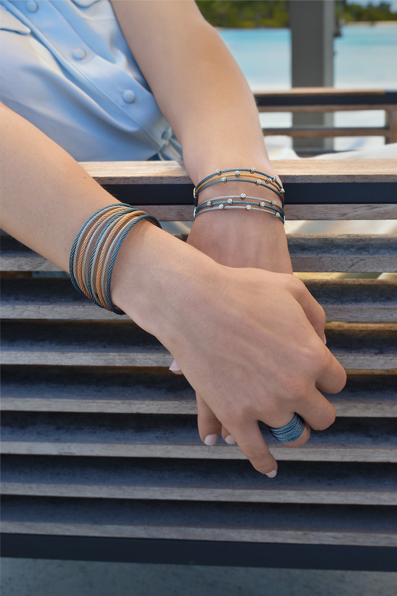 Alor Large Open-Row Bracelet
