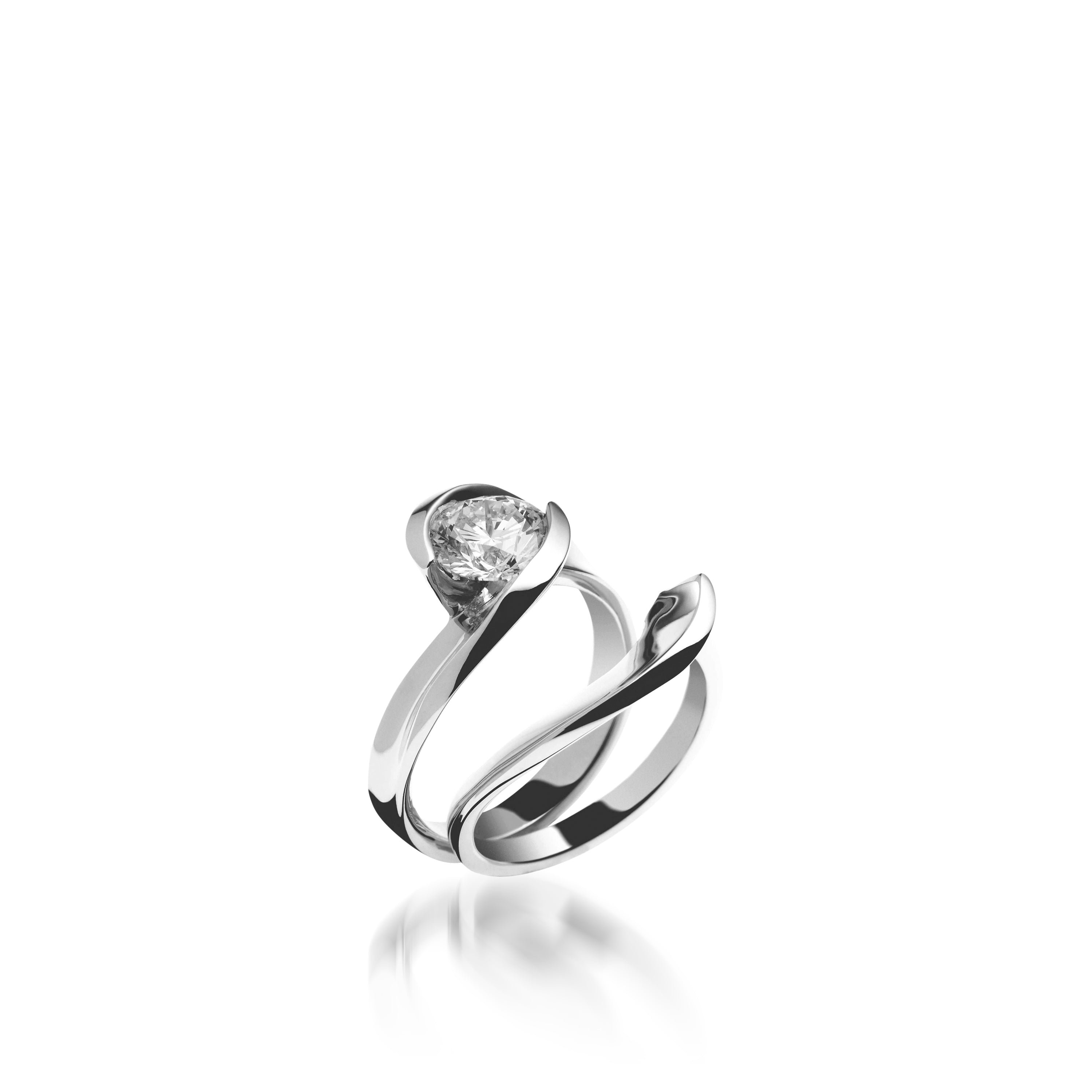 Apropos White Gold Engagement Ring