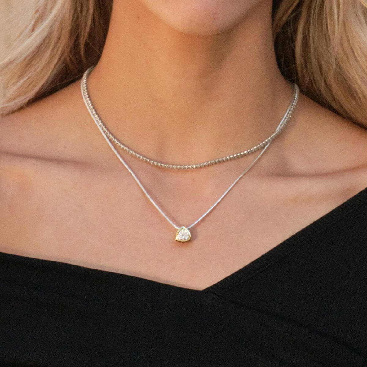 Arrivo Diamond Pendant Necklace