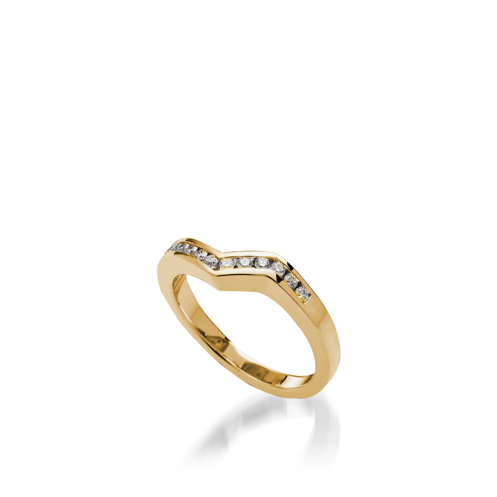 Episode Yellow Gold Engagement Ring