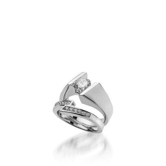 Techla White Gold Engagement Ring