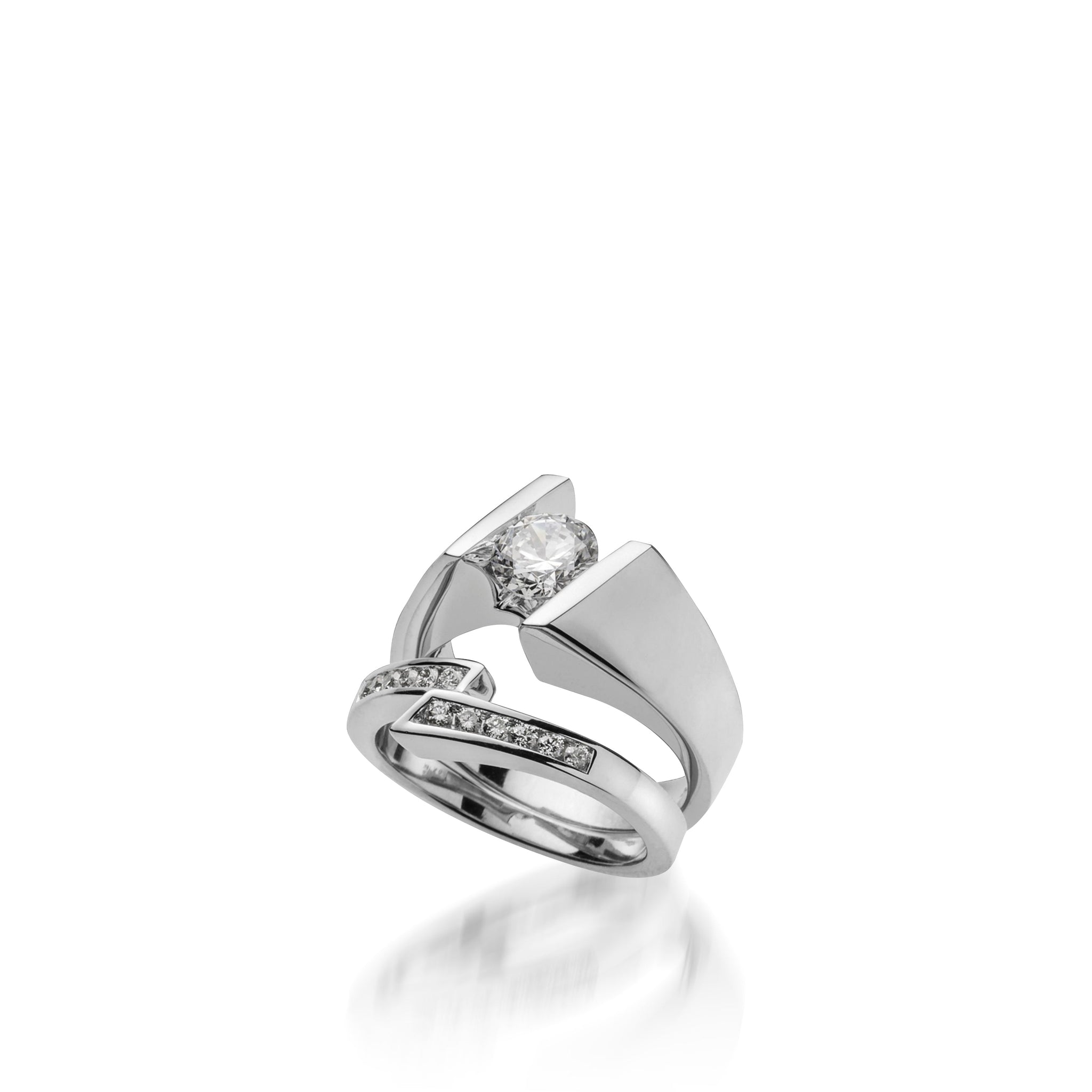 Techla White Gold Engagement Ring