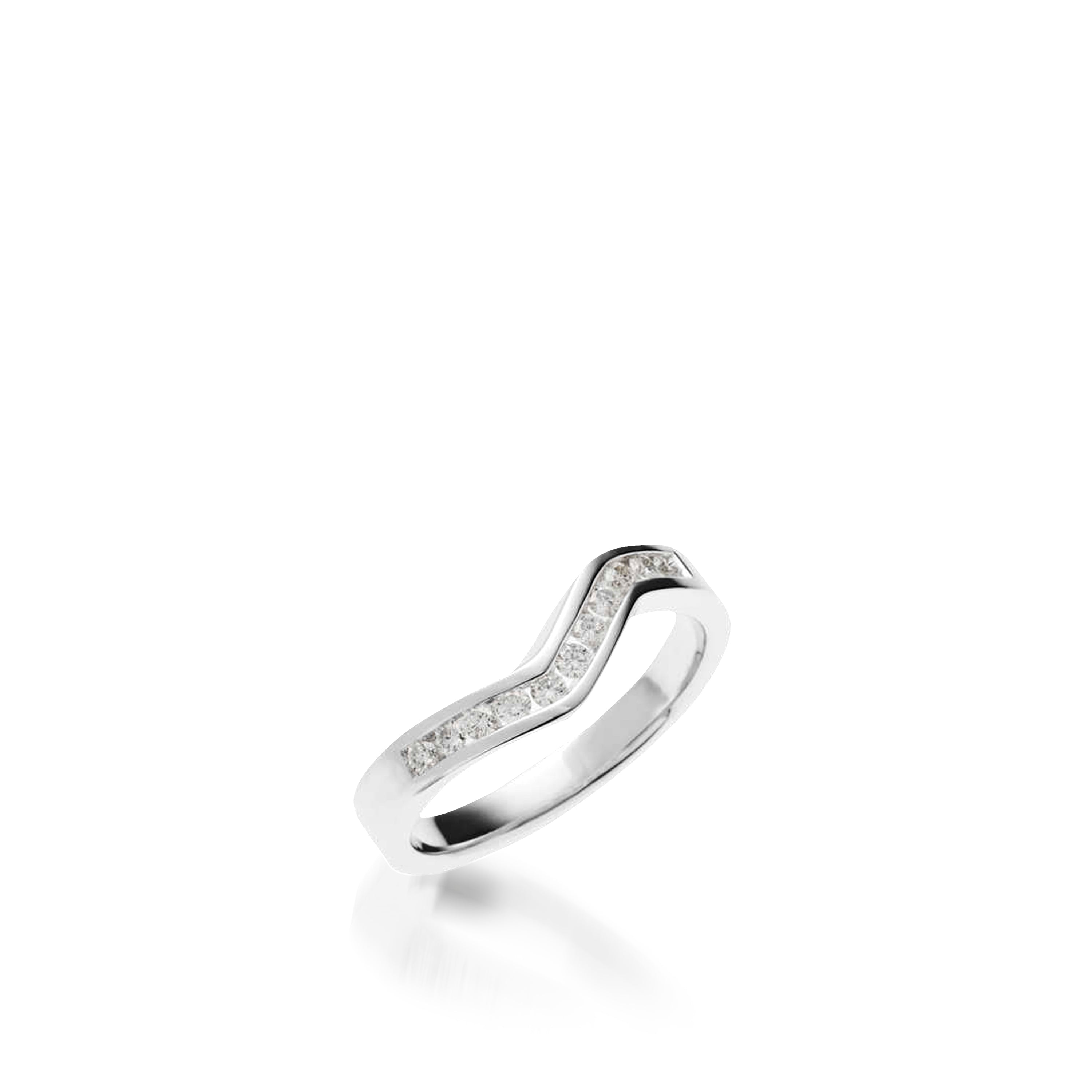 Intrinsic Princess Cut White Gold Engagement Ring