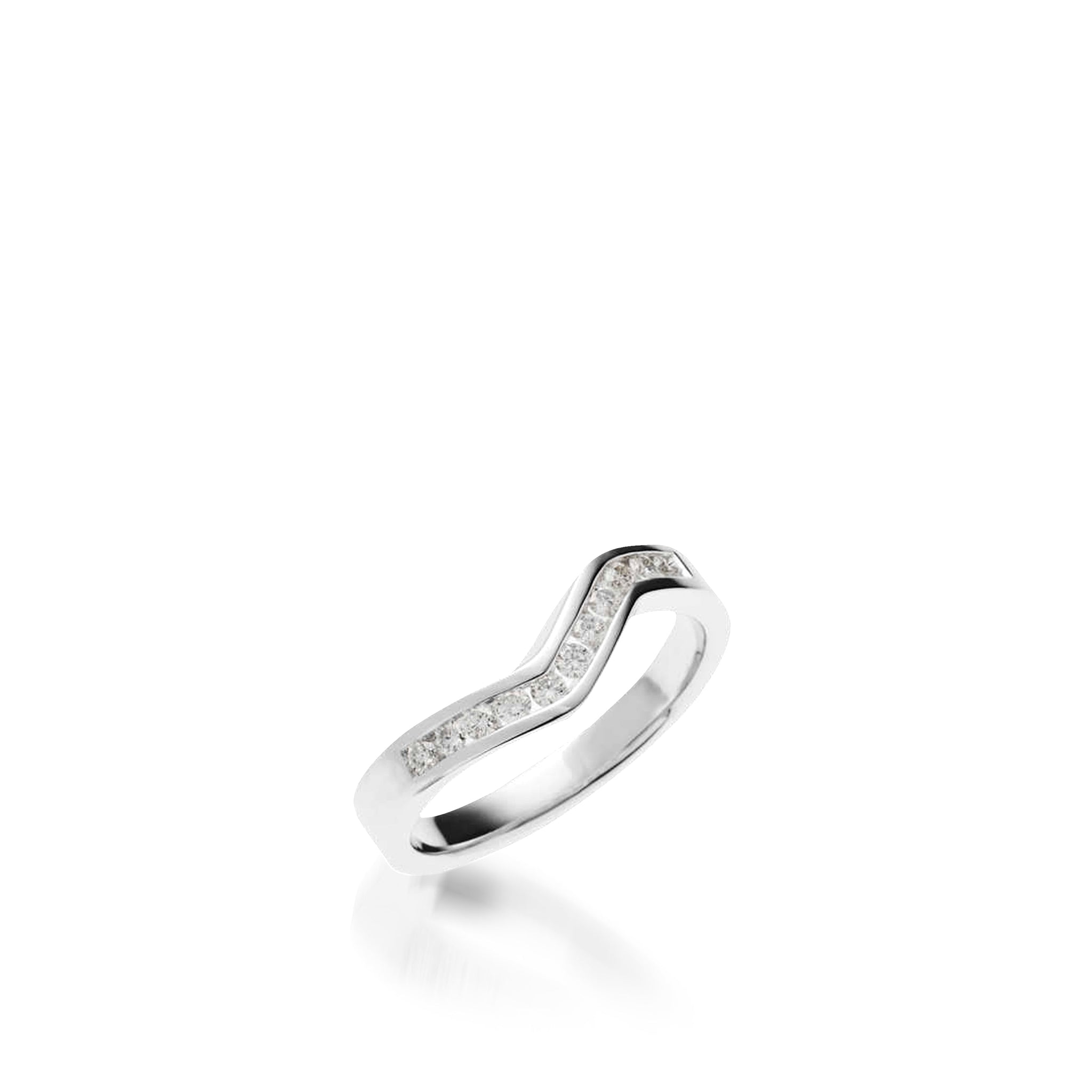 Intrinsic Princess Cut White Gold Engagement Ring