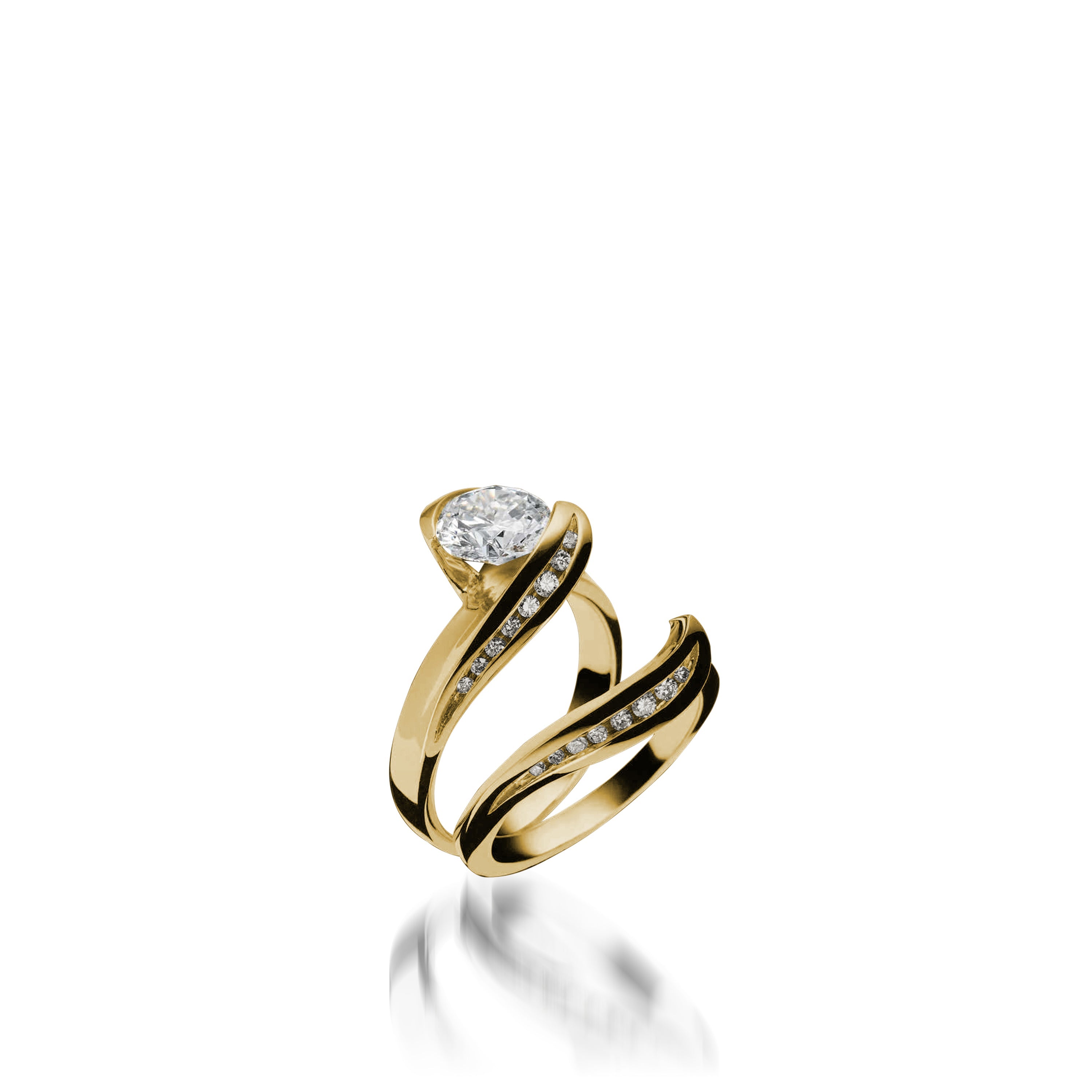 Apropos Plus Yellow Gold Engagement Ring