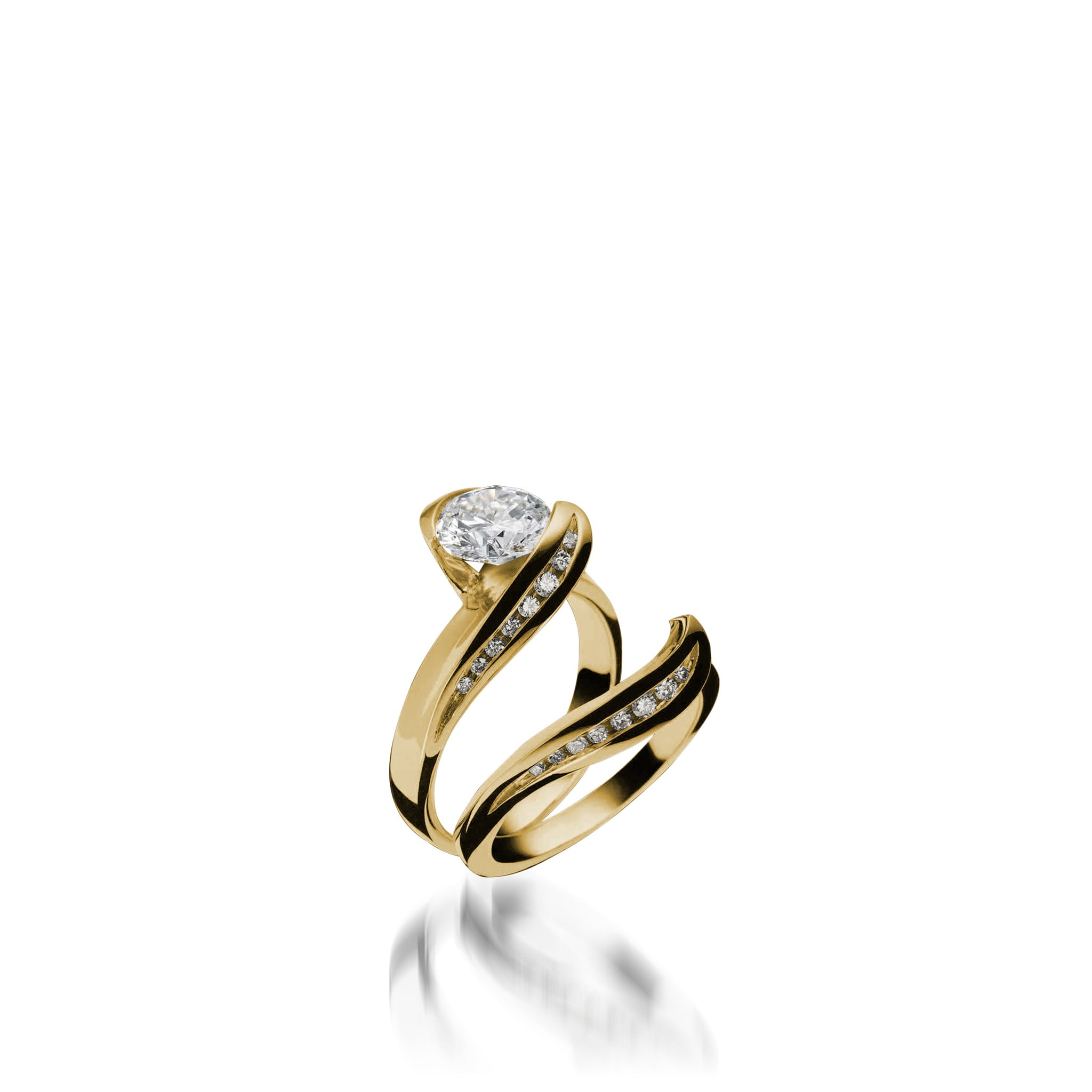Apropos Plus Yellow Gold Engagement Ring