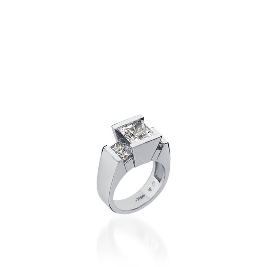 Ventana Yellow Gold Engagement Ring