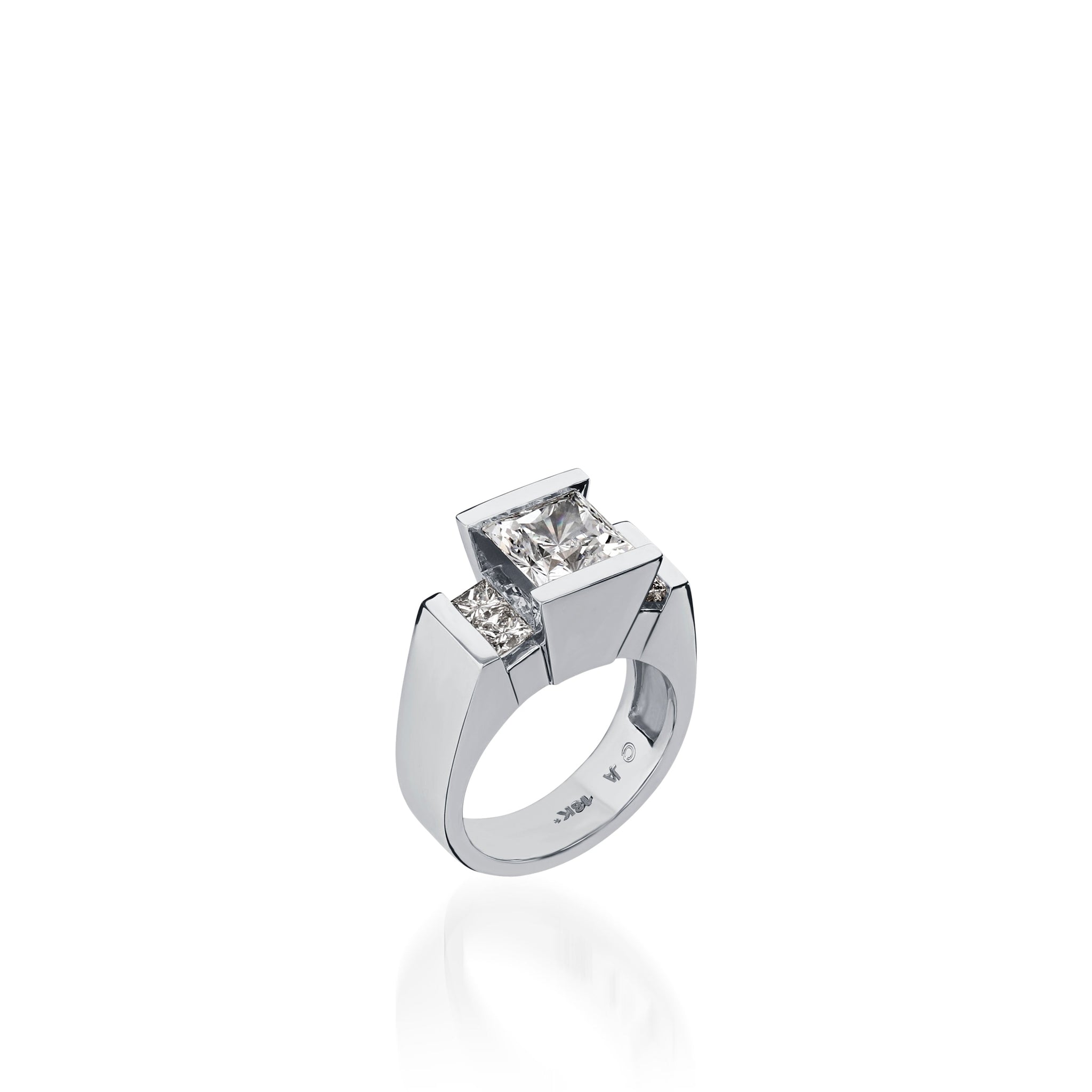 Ventana Yellow Gold Engagement Ring