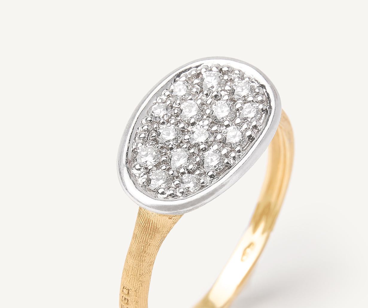 Diamond pavé ring, mini