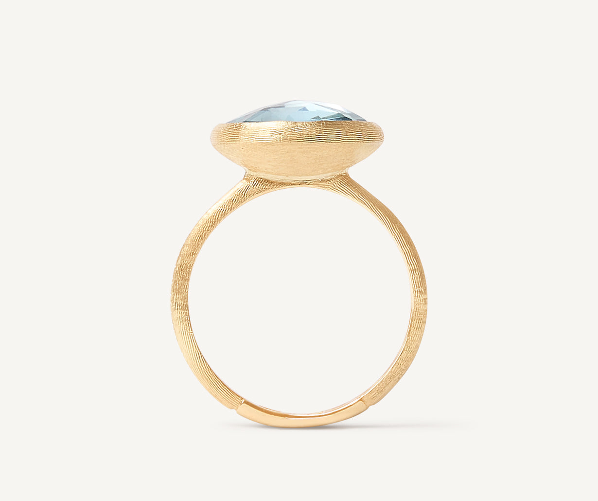 Cyan topaz ring