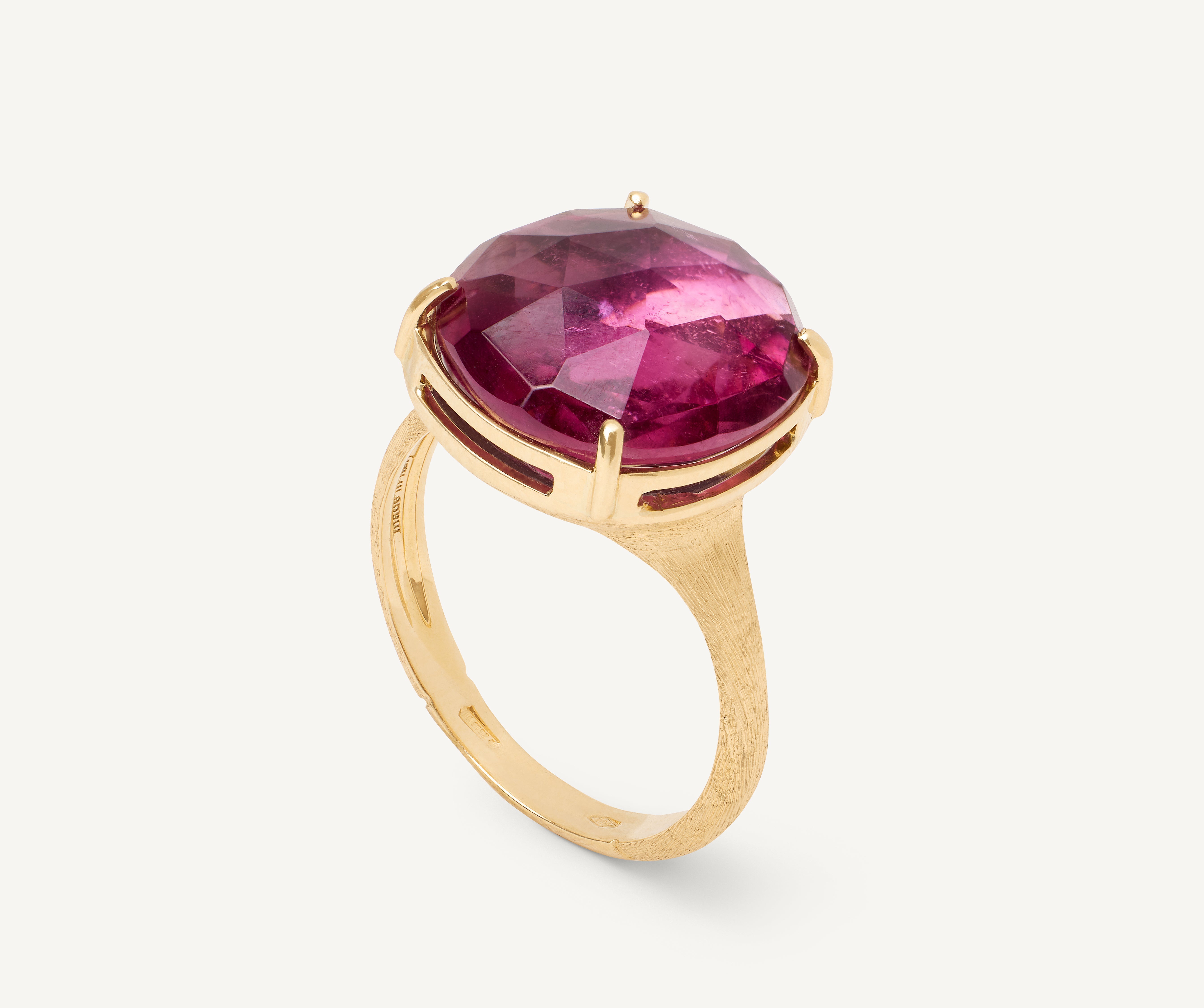 18kt Yellow Gold Pink Tourmaline Ring