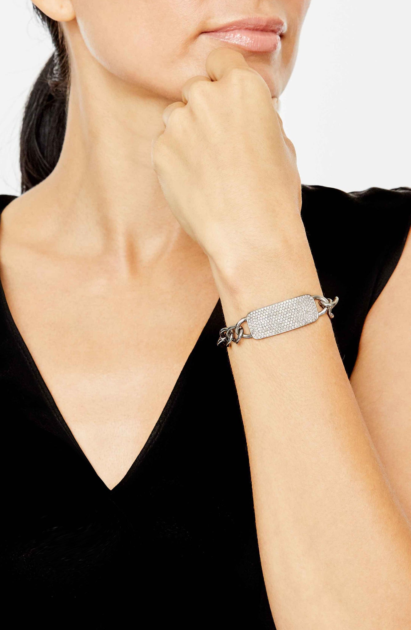 Diamond ID Bracelet B0002433
