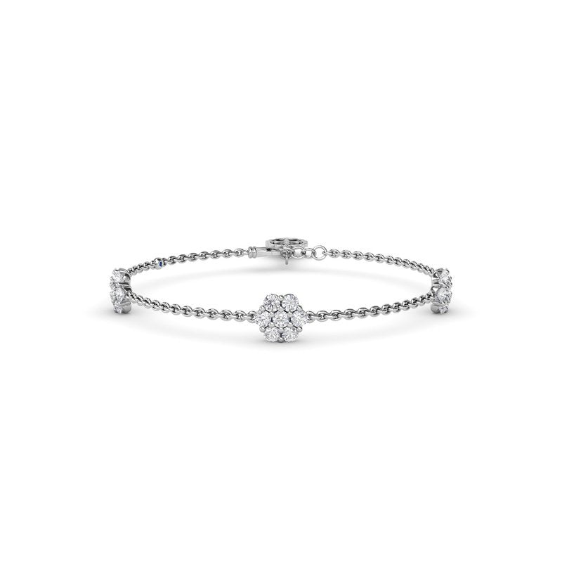 Magnolia Diamond Station Bracelet B5029 - TBird