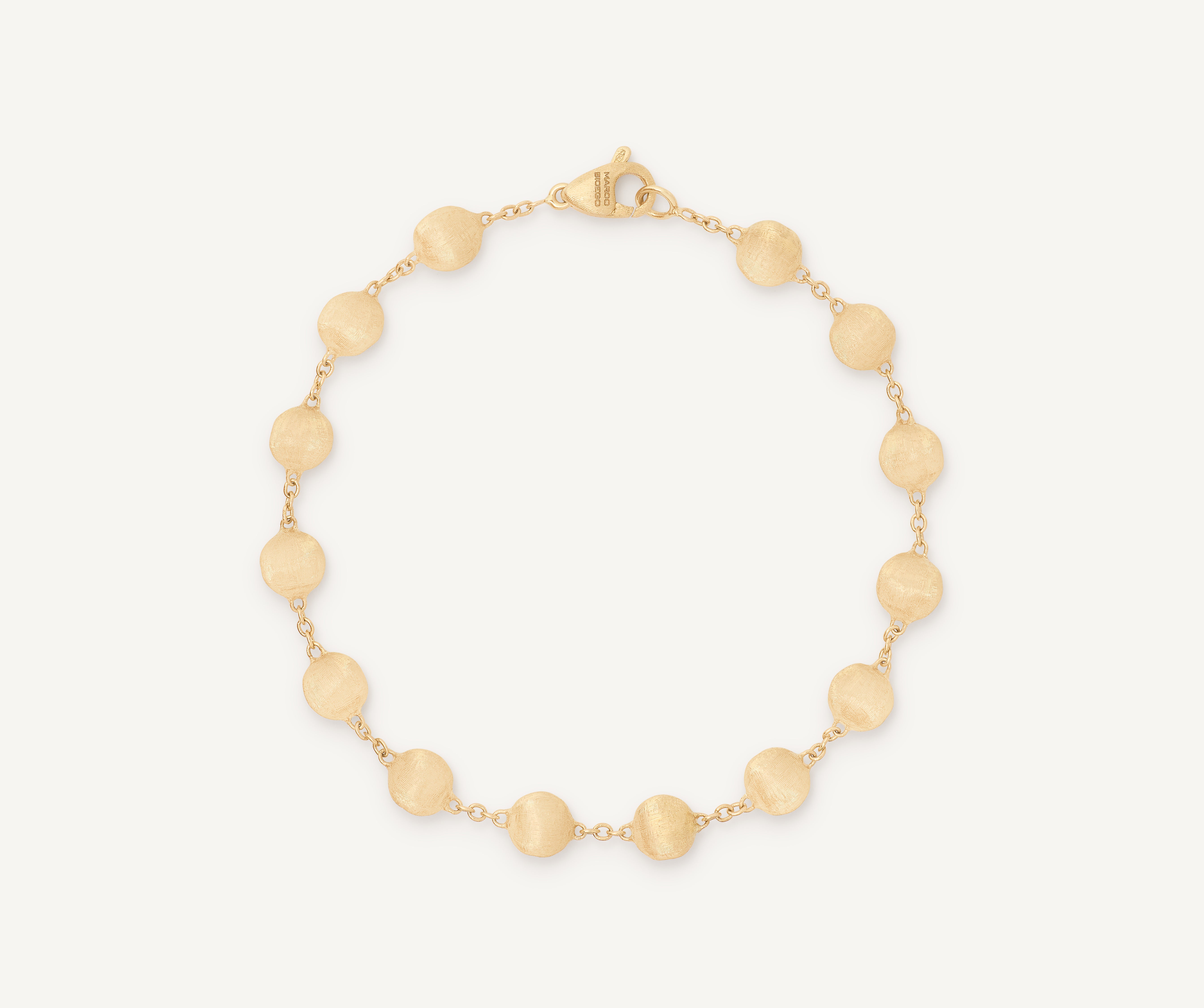 18K Yellow Gold Bead Bracelet