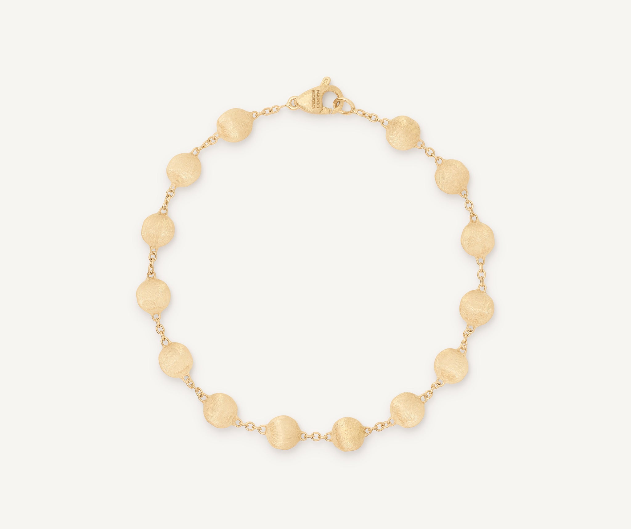 18K Yellow Gold Bead Bracelet