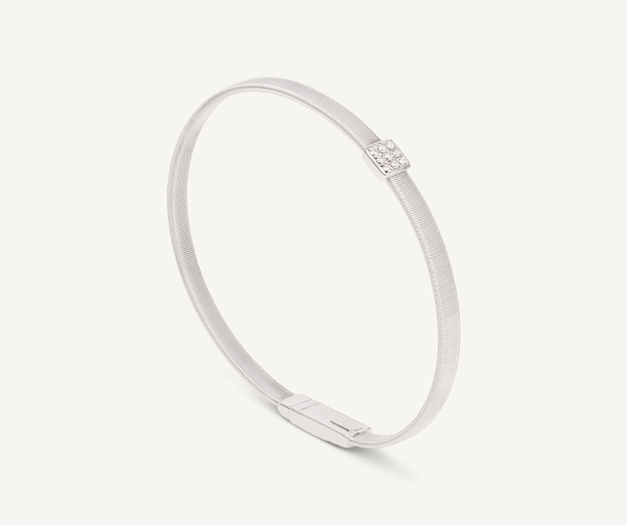 Diamond pavé bangle bracelet