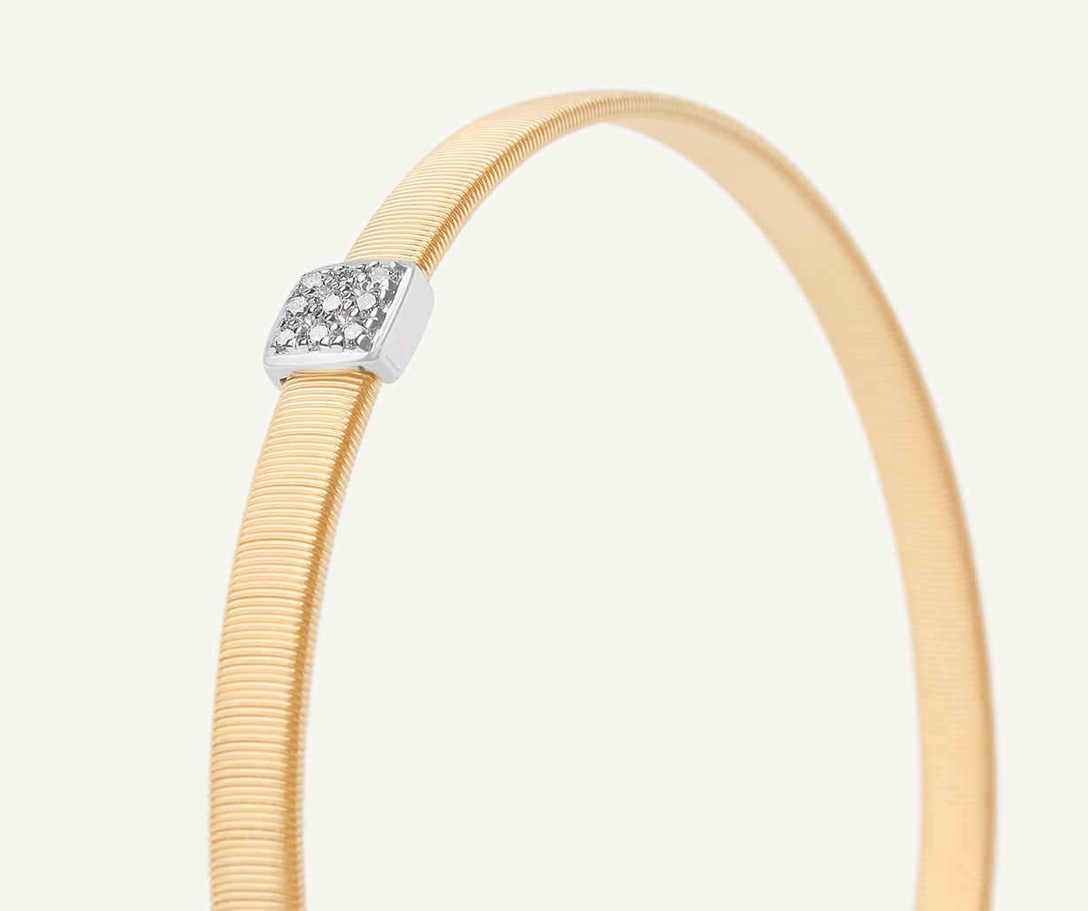 Diamond pavé bangle bracelet