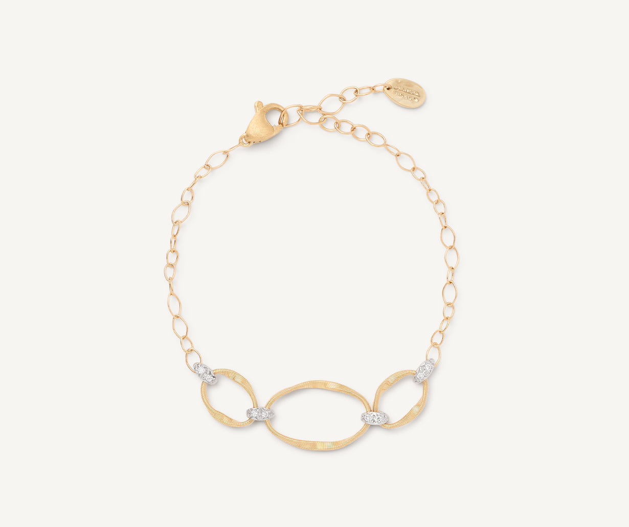 Thin diamond bracelet