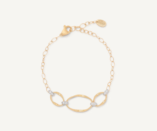 Thin diamond bracelet