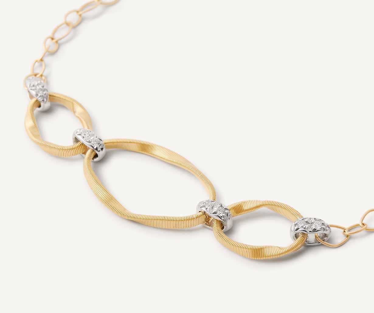 Thin diamond bracelet