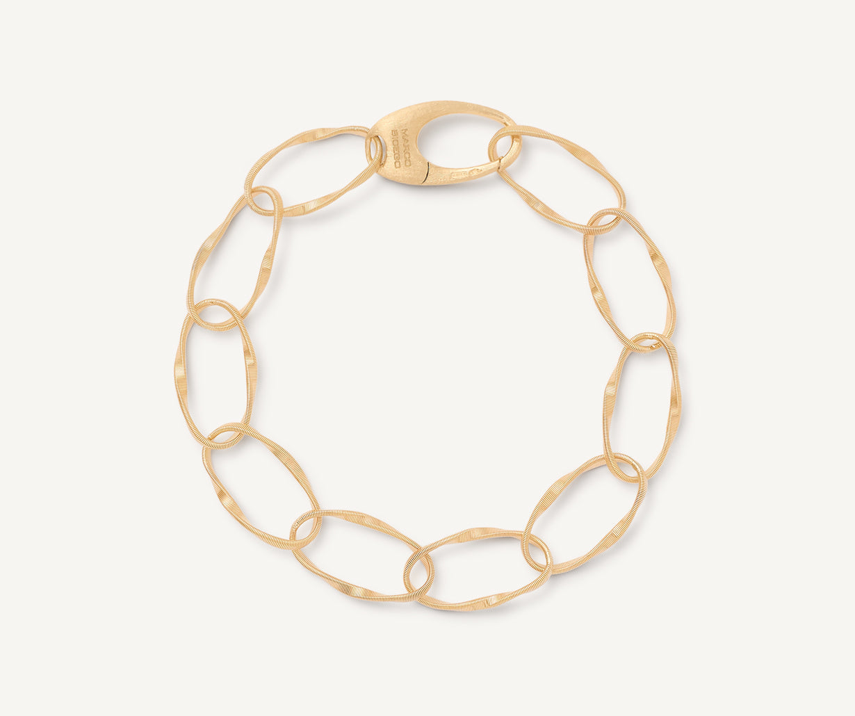 Yellow gold thin bracelet