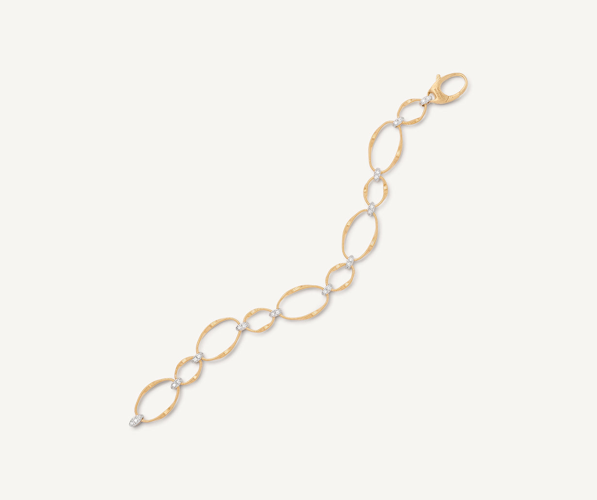 Flat diamond bracelet