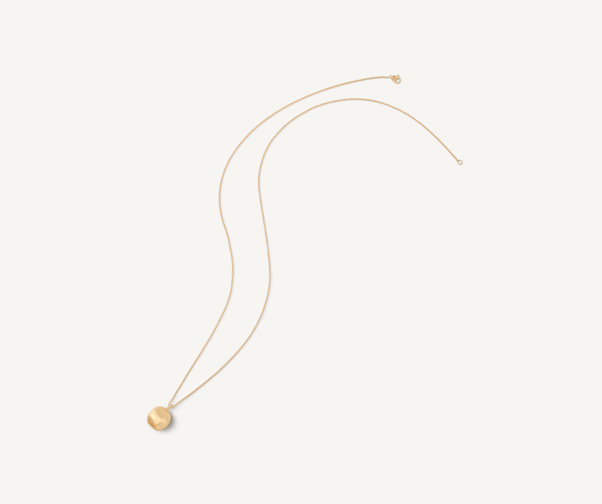 18kt yellow gold necklace with diamond pendant