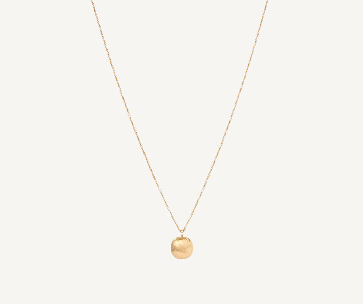 18kt yellow gold necklace with diamond pendant