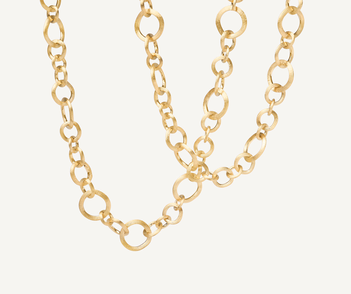 Double clasp link necklace