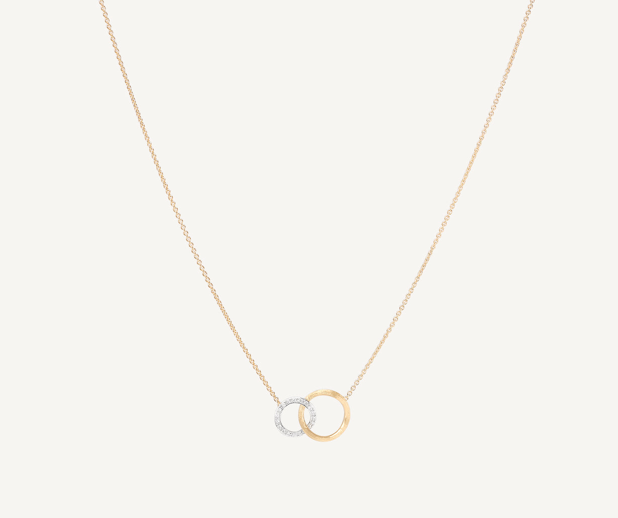 Diamond Infinity necklace with adjustable chain
