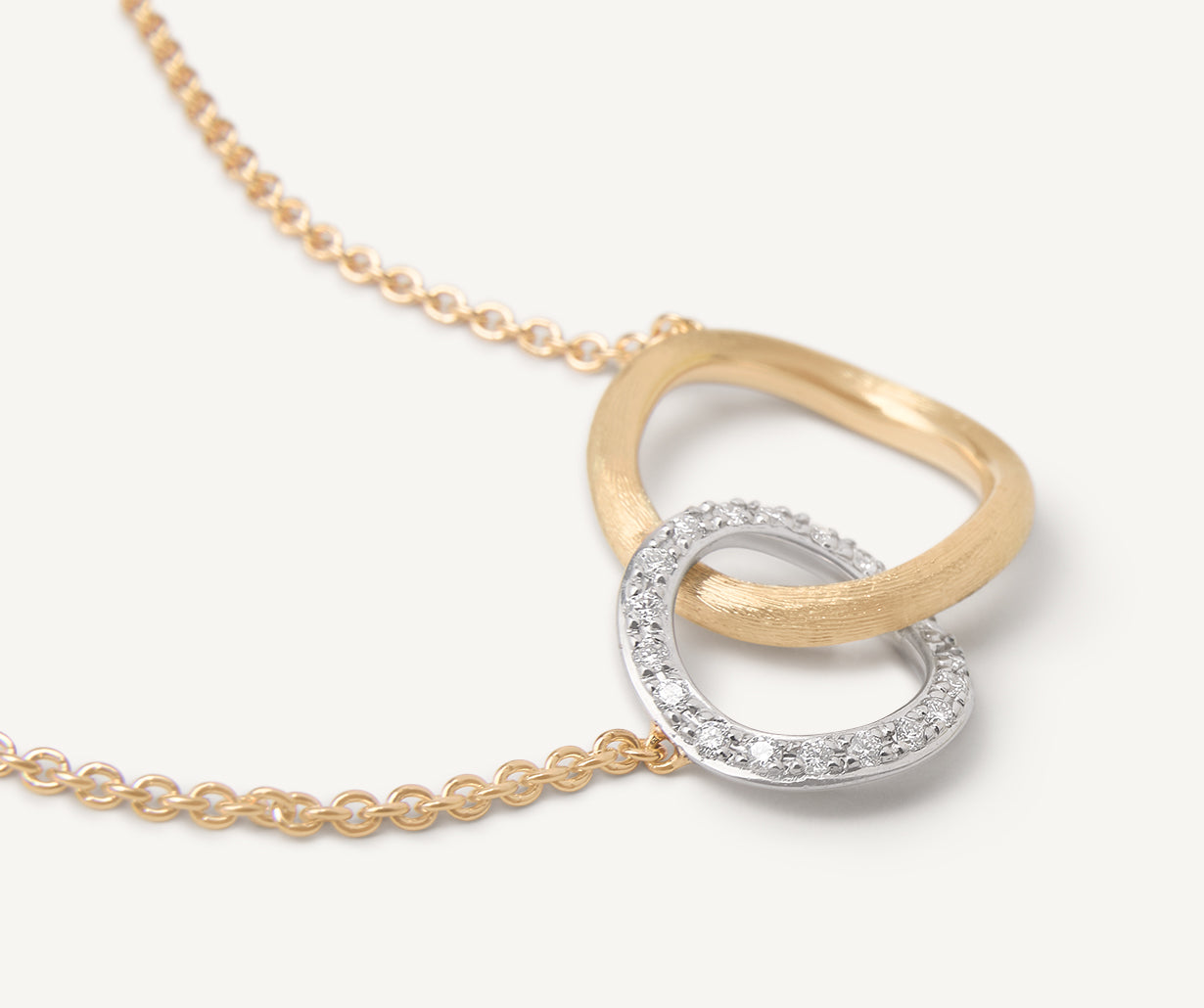 Diamond Infinity necklace with adjustable chain