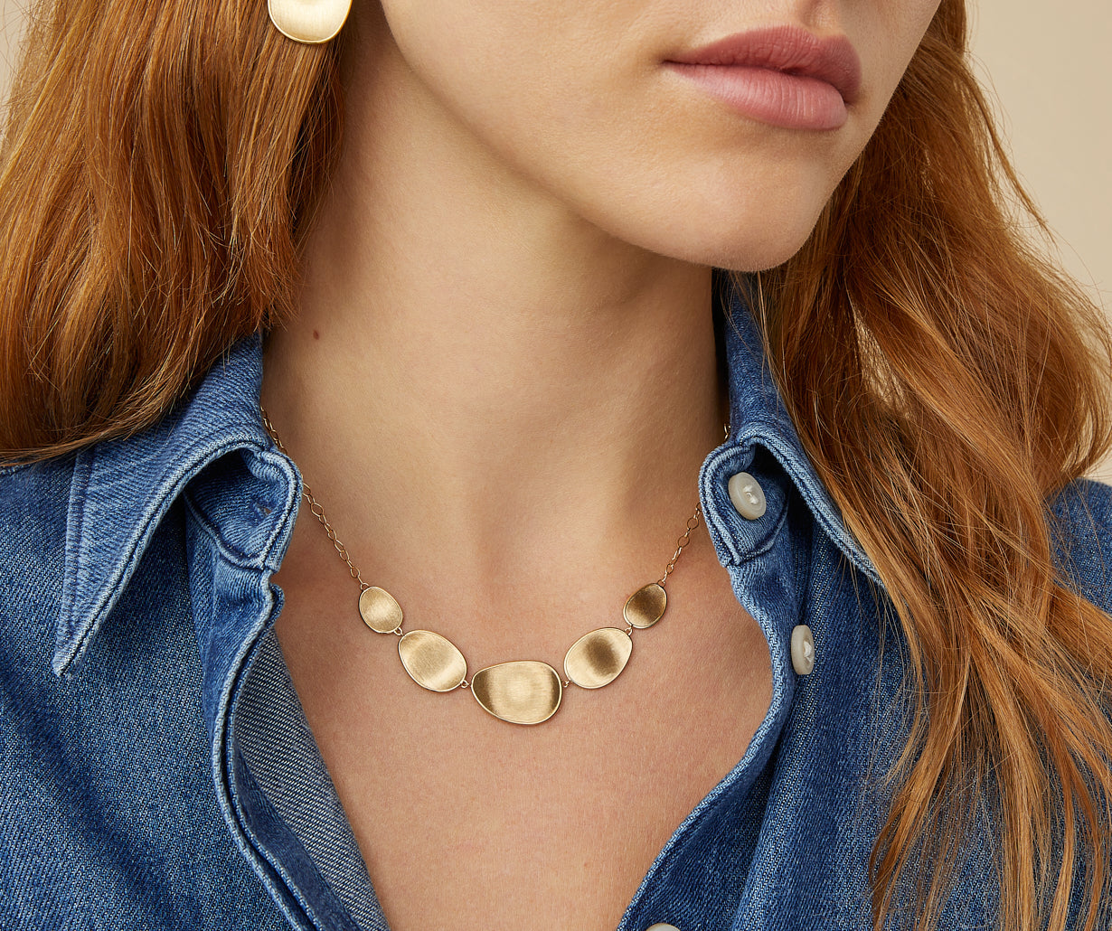 18kt yellow gold necklace with adjustable chain