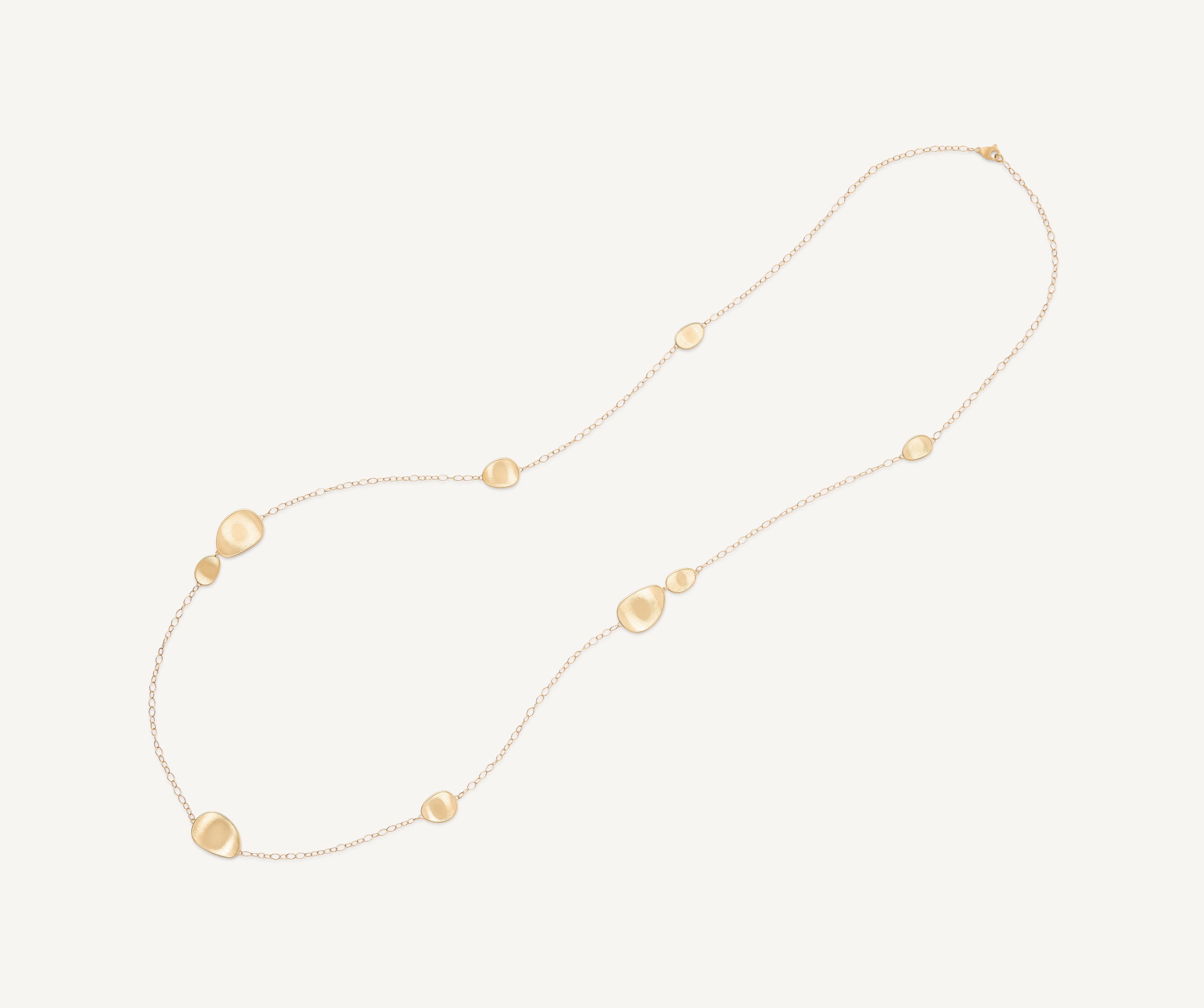Long sautoir with irregular chain