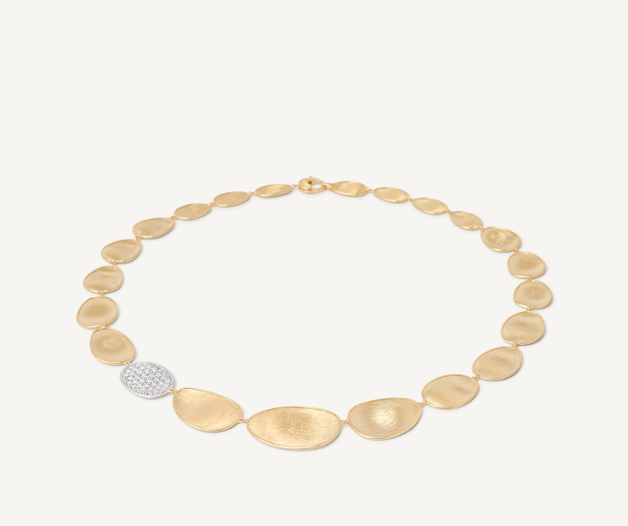 Gold diamond necklace