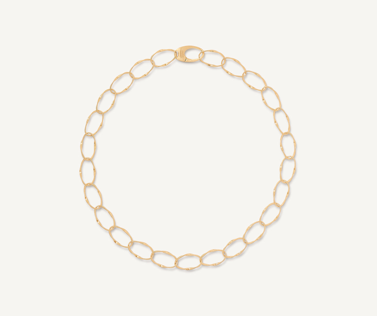 Yellow gold necklace