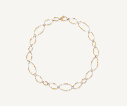 Gold diamond necklace