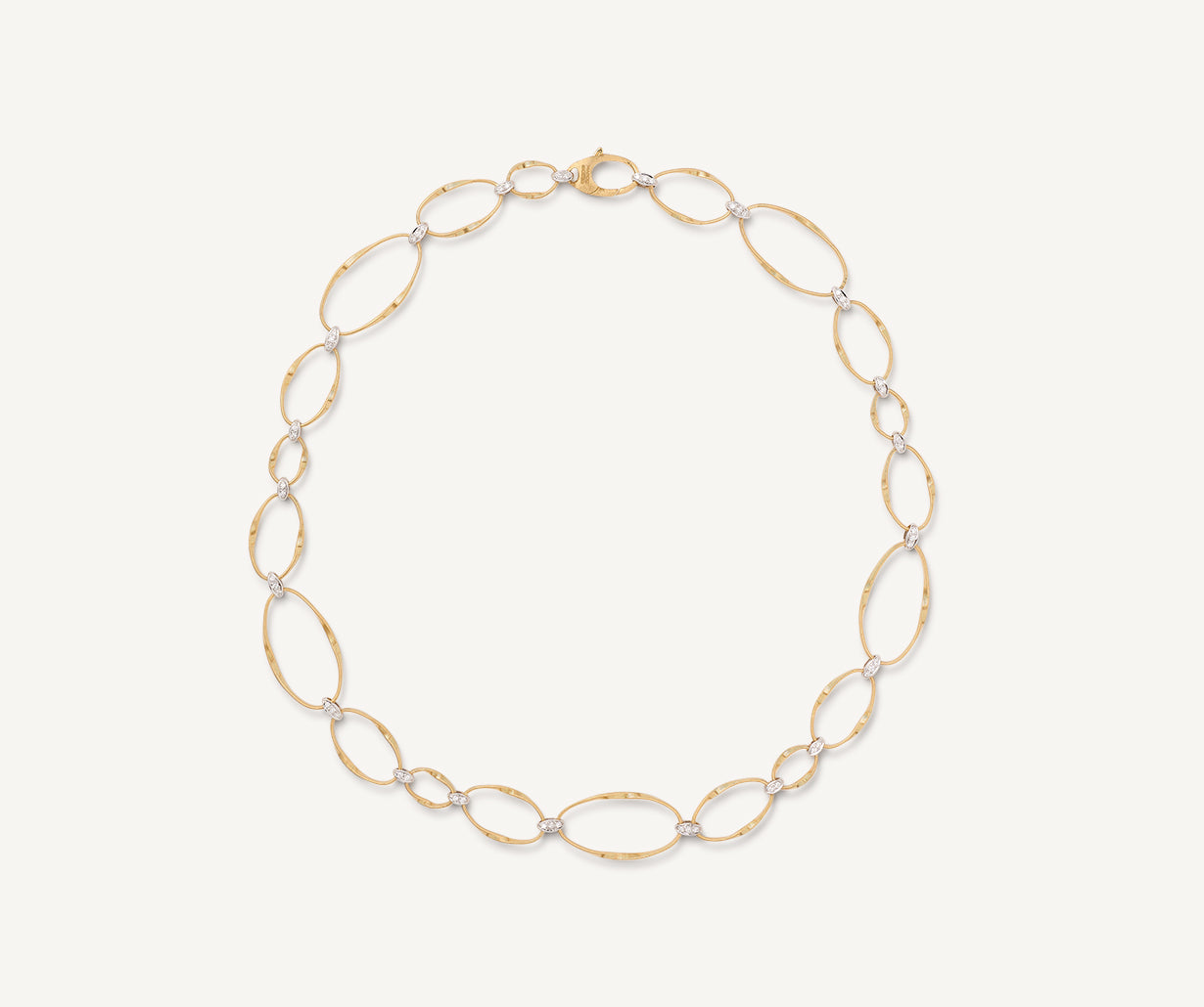 Gold diamond necklace