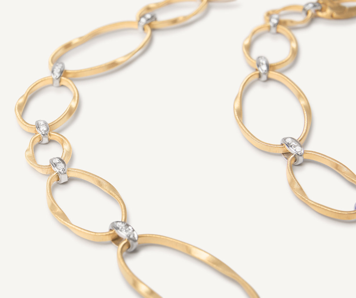 Gold diamond necklace