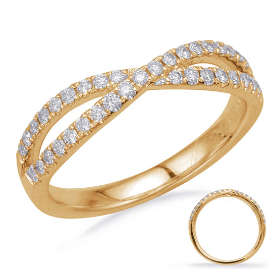 This Fashion Ring is available in 14K Yellow Gold. There are a total of 38 stones. There are Rounds with a total carat weight of 0.33 set in a Micro Prong setting.