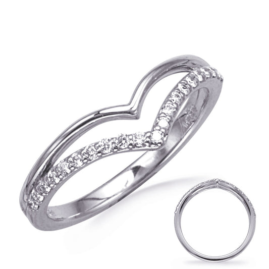 This Fashion Ring is available in 14K White Gold. There are a total of 21 stones. There are Rounds with a total carat weight of 0.17 set in a Micro Prong setting.