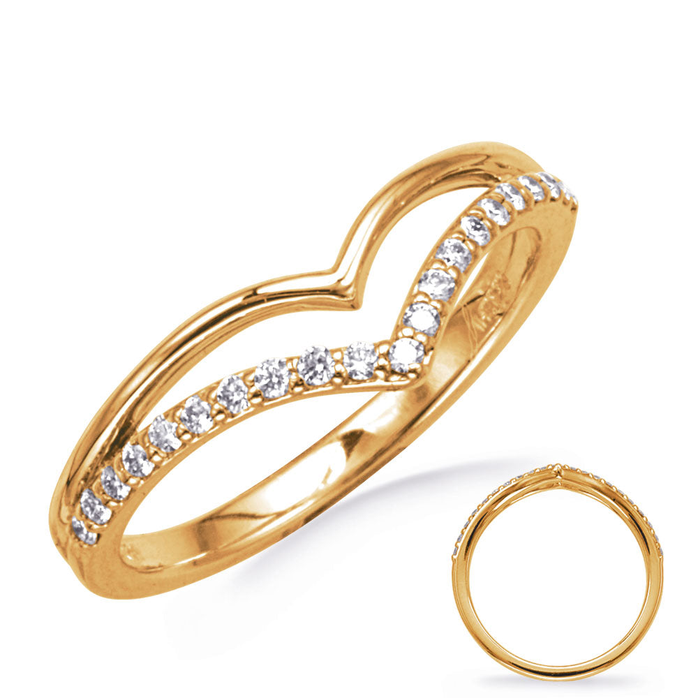 This Fashion Ring is available in 14K Yellow Gold. There are a total of 21 stones. There are Rounds with a total carat weight of 0.17 set in a Micro Prong setting.